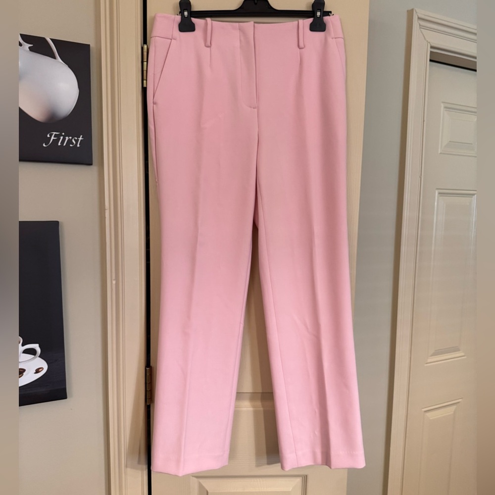 Talbots Pink Straight-Leg Trousers